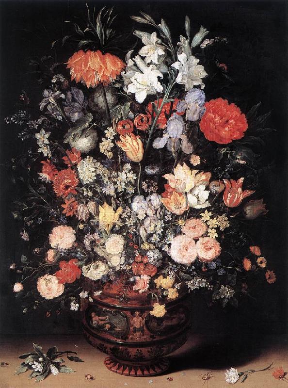 BRUEGHEL, Jan the Elder Flowers in a Vase fg Germany oil painting art